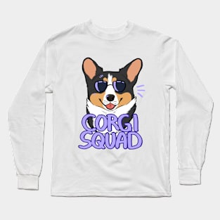 CORGI SQUAD (tri) Long Sleeve T-Shirt